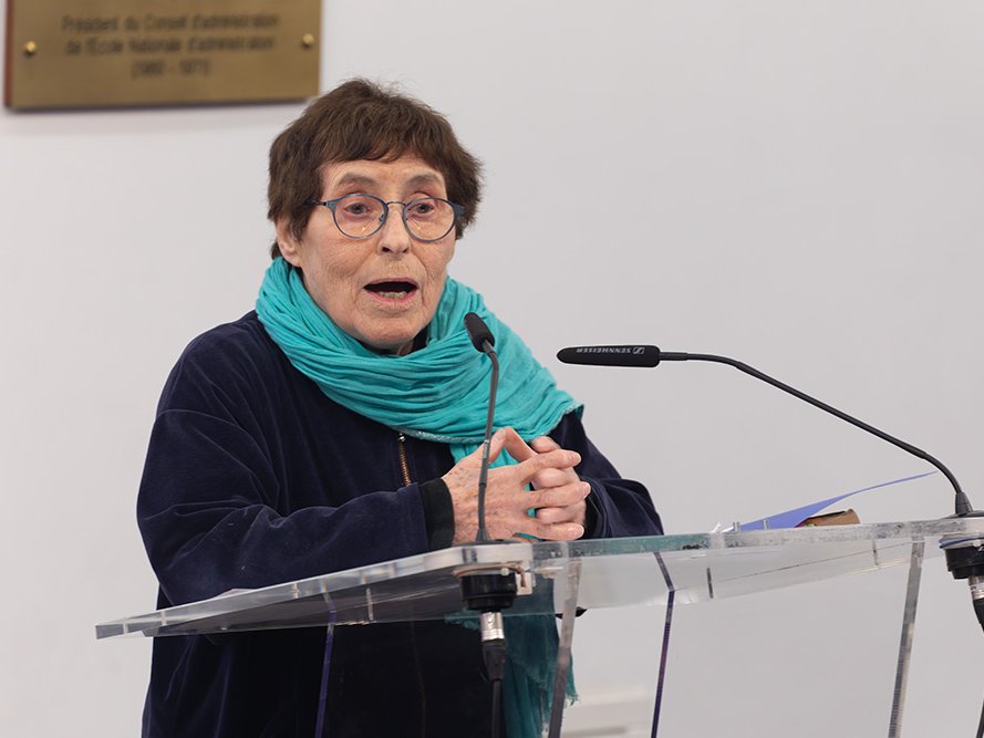 <strong>Intervention de M<sup class="typo_exposants">me</sup> Hélène MOUCHARD-ZAY</strong> • photo : Rémy SALAÜN <small>© IPMF</small>