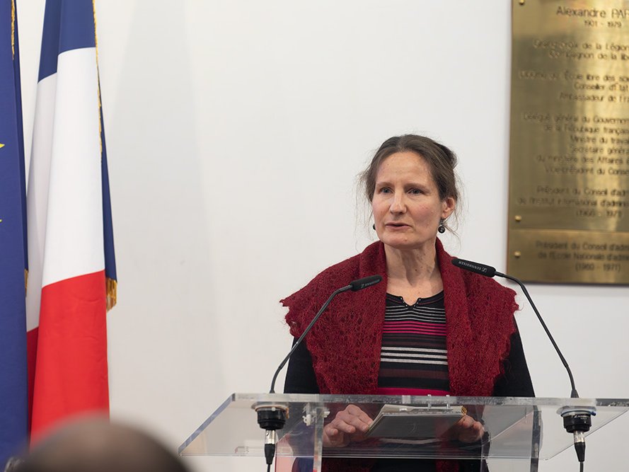 <strong>Intervention de M<sup class="typo_exposants">me</sup> Emilia ROBIN</strong> • photo : Rémy SALAÜN <small>© IPMF</small>