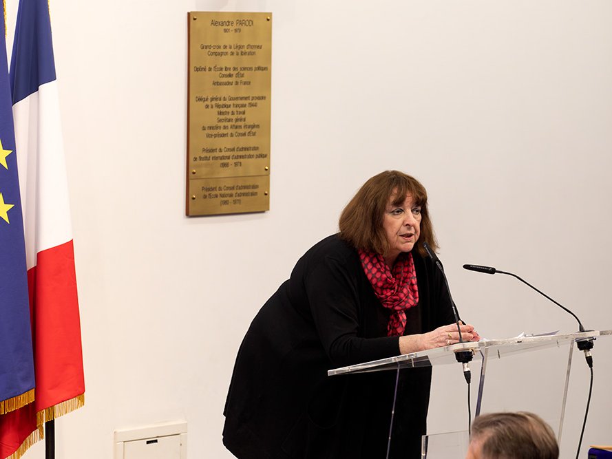 <strong>Intervention de M<sup class="typo_exposants">me</sup> Françoise CHAPRON</strong> • photo : Rémy SALAÜN <small>© IPMF</small>