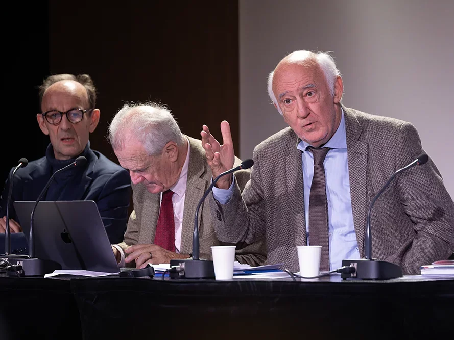 <strong>Temps de PMF : intervention de M. Jean-François Sirinelli</strong> &bull; photo : Rémy SALAÜN <small>© IPMF</small>